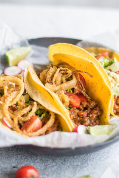 BBQ Lentil Tacos