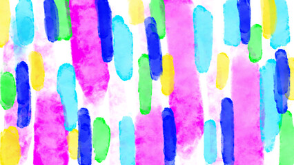 Abstract Watercolor Background - Colorful Painting Art