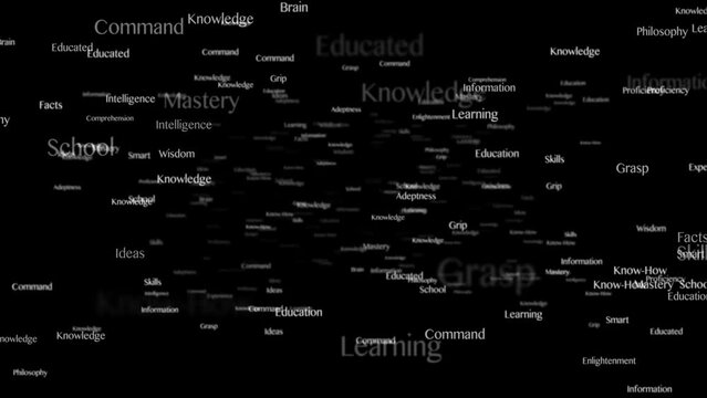 KNOWLEDGE Keywords Animation, Background, Loop, 4k
