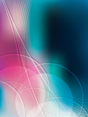 Background with abstract shapes in vector.