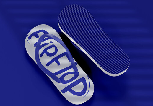 Pair of Sandals Mockup