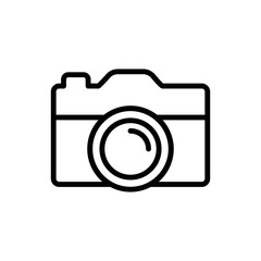 camera photography icon design vector template