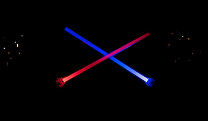 laser sword in outer space