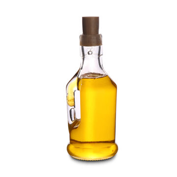 Bottiglia olio d’oliva in controluce