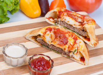bread with sauce