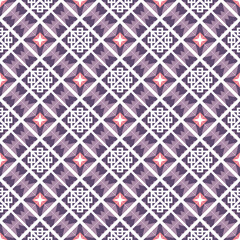 Obraz premium Abstract geometric pattern. A seamless background, vintage texture. 