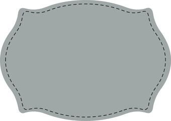 Ornamental label frames. Old ornate labels, decorative vintage frame and retro badge. Royal wedding insignia, sale sticker or invitation card. Illustration