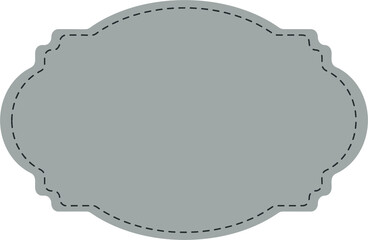 Obraz premium Ornamental label frames. Old ornate labels, decorative vintage frame and retro badge. Royal wedding insignia, sale sticker or invitation card. Illustration