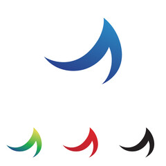 Obraz na płótnie Canvas Wave water beach logo vector
