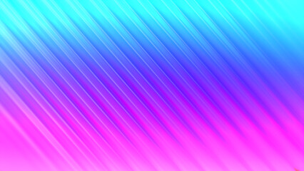 Vibrant gradient backround. Waves and glowing neon lines. Copy space. 3d illustration.