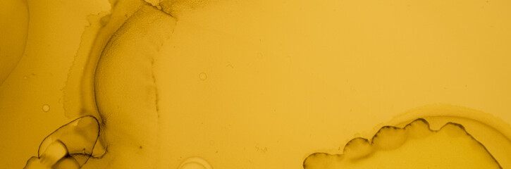 Gold Fluid Art. Marble Abstract Illustration.