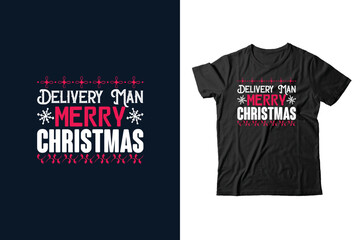 Delivery Man, Merry Christmas t-shirt