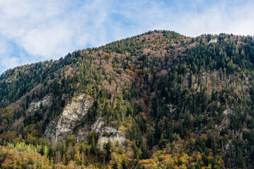 Hochgern mit Schnappenkapelle im Herbst