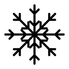 snowflake on a white background