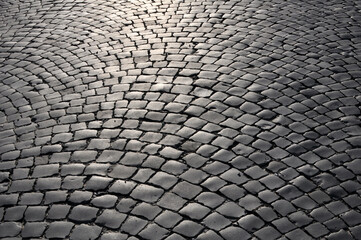 Old stone paving
