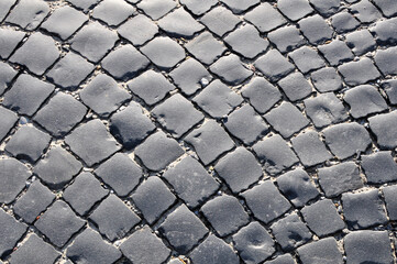 Old stone paving