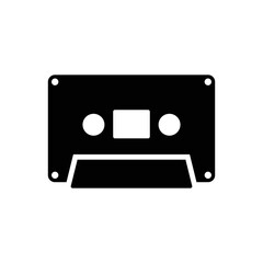cassette tape icon design vector template