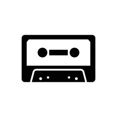 cassette tape icon design vector template