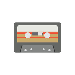 cassette tape icon design vector template