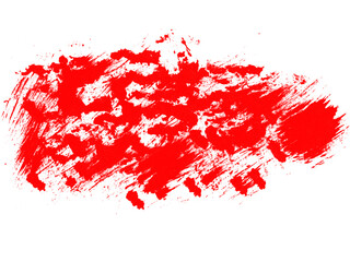 Blood stain on a white background