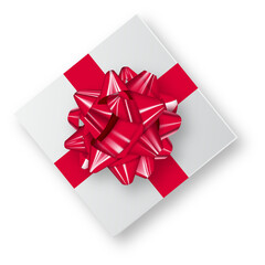 Gift Box with Pink Ribbon