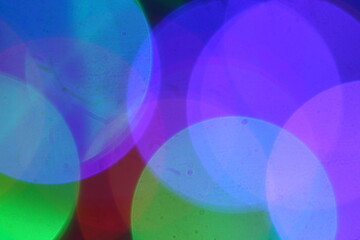 abstract background blured lights of different colours