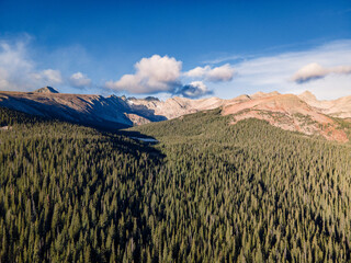 Aerial Colorado Rockies