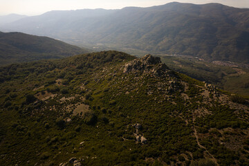 Landscape  in the Jerte Valley. Extremadura. Spain.