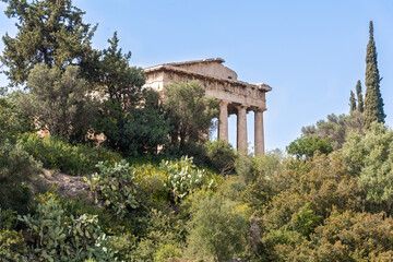 Obraz premium ruins of hephaistos temple