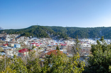 town in the mountain