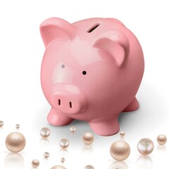 3D pigs and pearls creative parable design