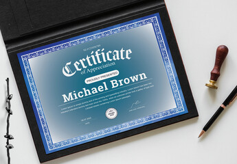 Elegant Certificate Layout