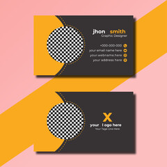 Professional, modern, minimalist, luxury business card design