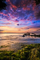 Sunset on Lake Mendota, Madison, WI.