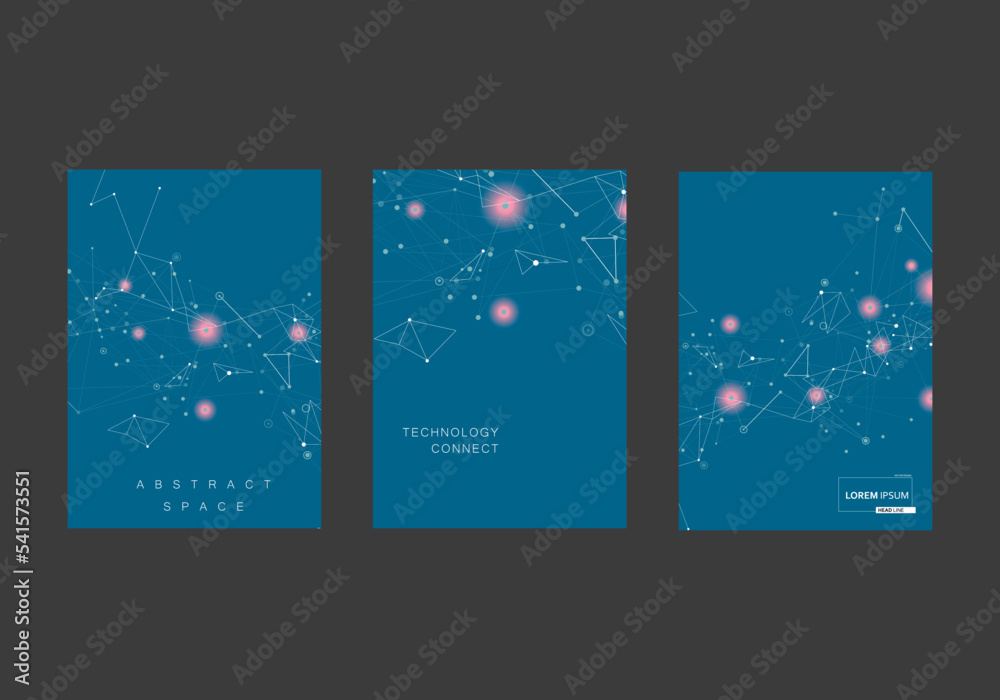 Poster vector layout of a4 cover mockups templates for brochure, flyer layout, booklet, cover design, book 