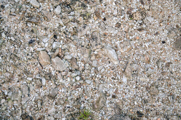 Details of natural stones and rocks at close up photography