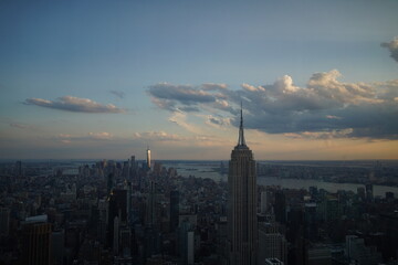 New York city skyline and Empire State building