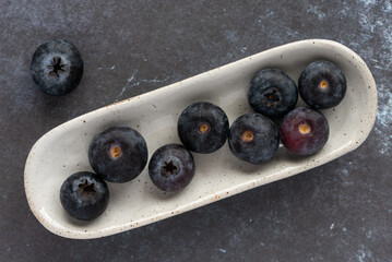 Fresh Blueberries in a Bowl