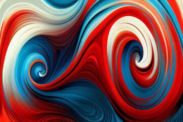 Fototapeta na wymiar abstract red and blue swirl background texture