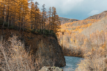 autumn in the mountains