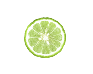 bergamot slice  isolated on transparent png