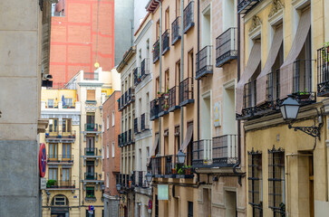 Architectural detail in Madrid, Spain