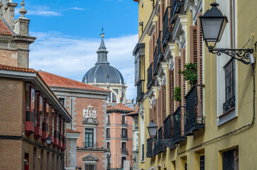 Fototapeta premium Architectural detail in Madrid, Spain