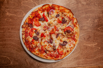 Mediterranean Chicken Pizza
