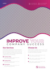 Poster FLYER Cover Graphic Design Layout With Elements