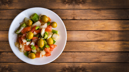 Trampo typical summer dish from Mallorca, Balearic Islands - Spain