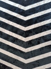 Textura de alfombra blanco y negro.
