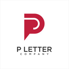 P Letter Logo Design Template