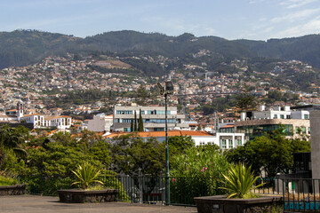 Obraz premium View on Funchal, Madeira, from above