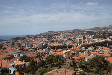 Fototapeta na wymiar View on Funchal, Madeira, from above